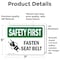 Signmission 5 in Height, 7 in Width, Vinyl Decal, Rectangle OS-2PACK-SF-D-57-L-10798 - alternate 5